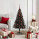VidaXL Weihnachtsbaum mit 150 LEDs mit standardmäßigem schwarzem 120 cm PVC