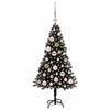 VidaXL Weihnachtsbaum mit 150 LEDs mit standardmäßigem schwarzem 120 cm PVC