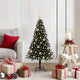 VidaXL Weihnachtsbaum mit 150 LEDs mit standardmäßigem schwarzem 120 cm PVC