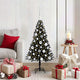 VidaXL Weihnachtsbaum mit 150 LEDs mit standardmäßigem schwarzem 120 cm PVC