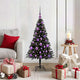 VidaXL Weihnachtsbaum mit 150 LEDs mit standardmäßigem schwarzem 120 cm PVC