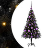 VidaXL Weihnachtsbaum mit 150 LEDs mit standardmäßigem schwarzem 120 cm PVC