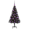 VidaXL Weihnachtsbaum mit 150 LEDs mit standardmäßigem schwarzem 120 cm PVC