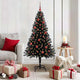 Vidaxx Weihnachtsbaum mit 150 LEDs mit standardmäßigem schwarzem 150 cm PVC