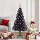 Vidaxx Weihnachtsbaum mit 150 LEDs mit standardmäßigem schwarzem 150 cm PVC