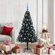 Vidaxx Weihnachtsbaum mit 150 LEDs mit standardmäßigem schwarzem 150 cm PVC