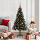 Vidaxx Weihnachtsbaum mit 150 LEDs mit standardmäßigem schwarzem 150 cm PVC