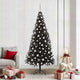 VidaXL Weihnachtsbaum mit 300 LEDs mit standardmäßigem schwarzem 210 cm PVC