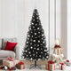 VidaXL Weihnachtsbaum mit 300 LEDs mit standardmäßigem schwarzem 210 cm PVC
