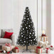 VidaXL Weihnachtsbaum mit 300 LEDs mit standardmäßigem schwarzem 210 cm PVC