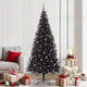 VidaXL Weihnachtsbaum mit 300 LEDs mit standardmäßigem schwarzem 210 cm PVC