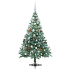 Vidaxx künstlicher Weihnachtsbaum mit 150 LED grün, 150 cm PVC und Stahl