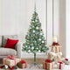 Vidaxx künstlicher Weihnachtsbaum mit 300 LED grün 180 cm PVC und Stahl