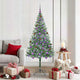 Vidaxx künstlicher Weihnachtsbaum mit 300 LED grün 180 cm PVC und Stahl