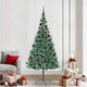 Vidaxx künstlicher Weihnachtsbaum mit 300 LED grün, 210 cm PVC und Stahl