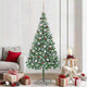 Vidaxx künstlicher Weihnachtsbaum mit 300 LED grün, 210 cm PVC und Stahl