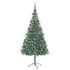 Vidaxx künstlicher Weihnachtsbaum mit 300 LED grün, 210 cm PVC und Stahl