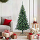 Vidaxx künstlicher beleuchteter Weihnachtsbaum grün 150 cm PVC und Metall