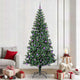 Vidaxx künstlicher beleuchteter Weihnachtsbaum grün 240 cm PVC und Metall