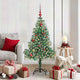 Vidaxx künstlicher Weihnachtsbaum Schnee geflochten mit LED-Licht 150 cm