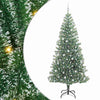 Vidaxx künstlicher Weihnachtsbaum Schnee geflochten mit LED-Licht 240 cm