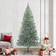 Vidaxx künstlicher Weihnachtsbaum Schnee geflochten mit LED-Licht 240 cm