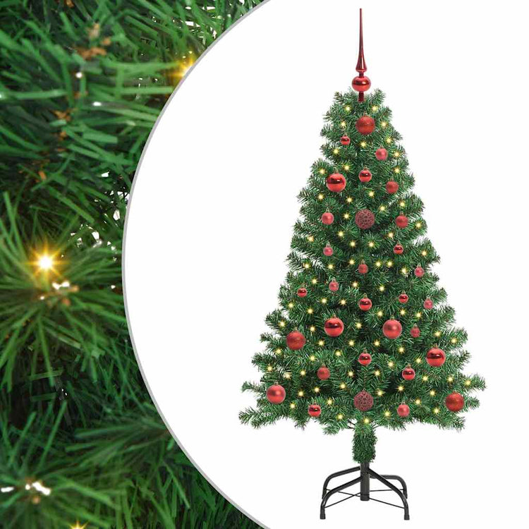 Vidaxx künstlicher Weihnachtsbaum grün 120 cm PVC und Stahl und Kunststoff