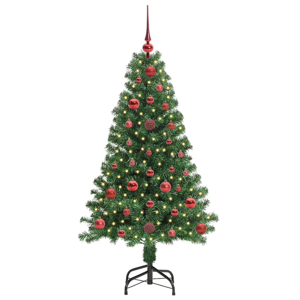 Vidaxx künstlicher Weihnachtsbaum grün 120 cm PVC und Stahl und Kunststoff