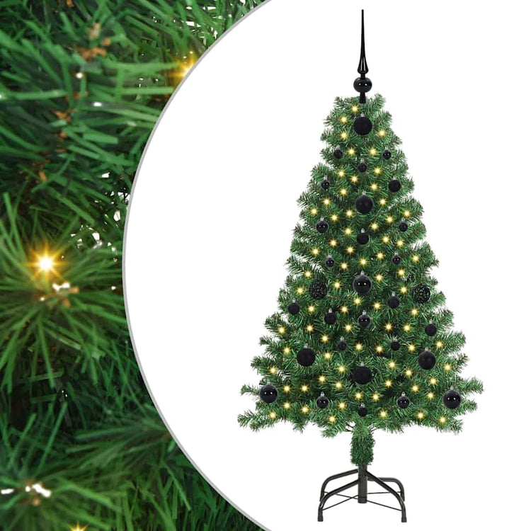 Vidaxx künstlicher Weihnachtsbaum grün 120 cm PVC und Stahl und Kunststoff