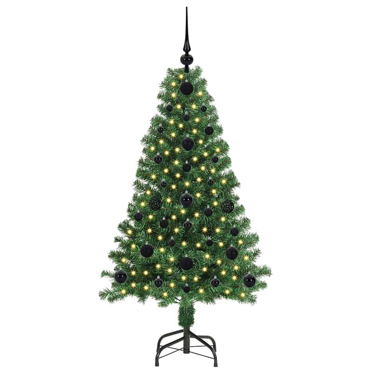 Vidaxx künstlicher Weihnachtsbaum grün 120 cm PVC und Stahl und Kunststoff
