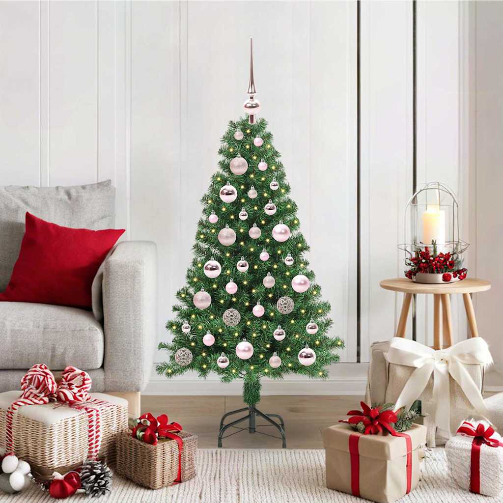 Vidaxx künstlicher Weihnachtsbaum grün 120 cm PVC und Stahl und Kunststoff