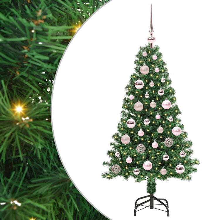 Vidaxx künstlicher Weihnachtsbaum grün 120 cm PVC und Stahl und Kunststoff