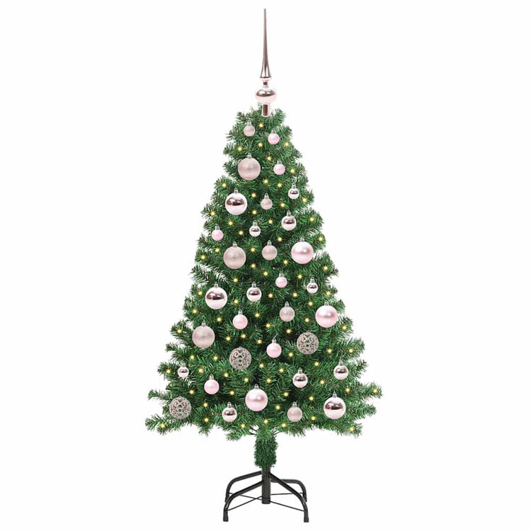 Vidaxx künstlicher Weihnachtsbaum grün 120 cm PVC und Stahl und Kunststoff
