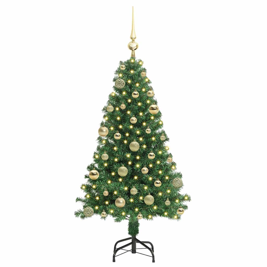 Vidaxx künstlicher Weihnachtsbaum grün 120 cm PVC und Stahl und Kunststoff