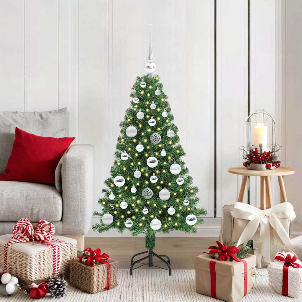 Vidaxx künstlicher Weihnachtsbaum grün 120 cm PVC und Stahl und Kunststoff