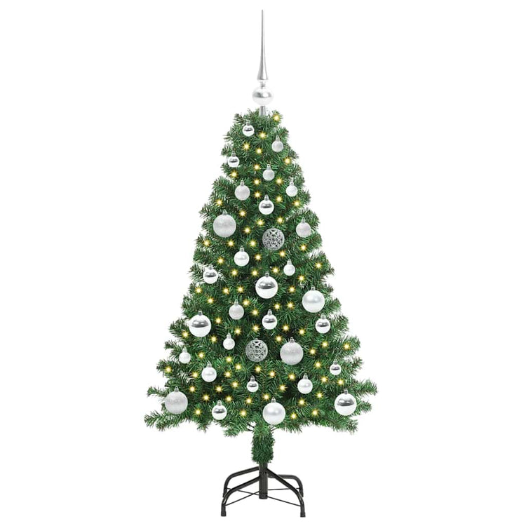 Vidaxx künstlicher Weihnachtsbaum grün 120 cm PVC und Stahl und Kunststoff