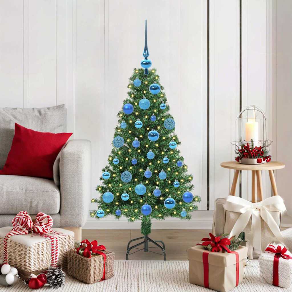 Vidaxx künstlicher Weihnachtsbaum grün 120 cm PVC und Stahl und Kunststoff