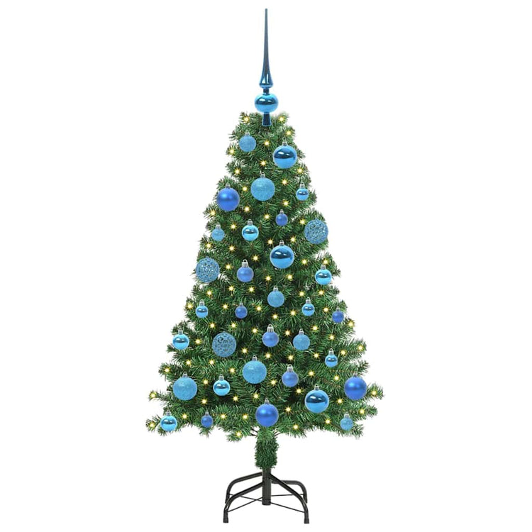 Vidaxx künstlicher Weihnachtsbaum grün 120 cm PVC und Stahl und Kunststoff