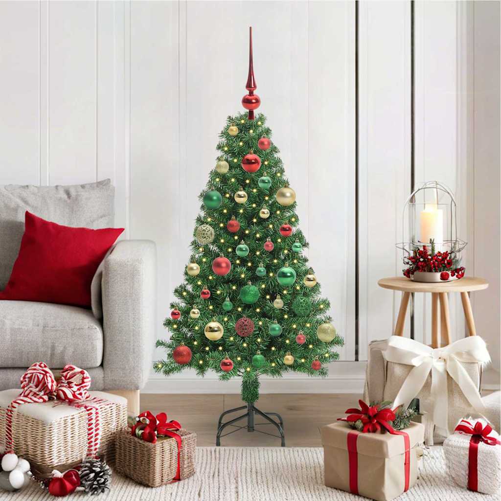 Vidaxx künstlicher Weihnachtsbaum grün 120 cm PVC und Stahl und Kunststoff