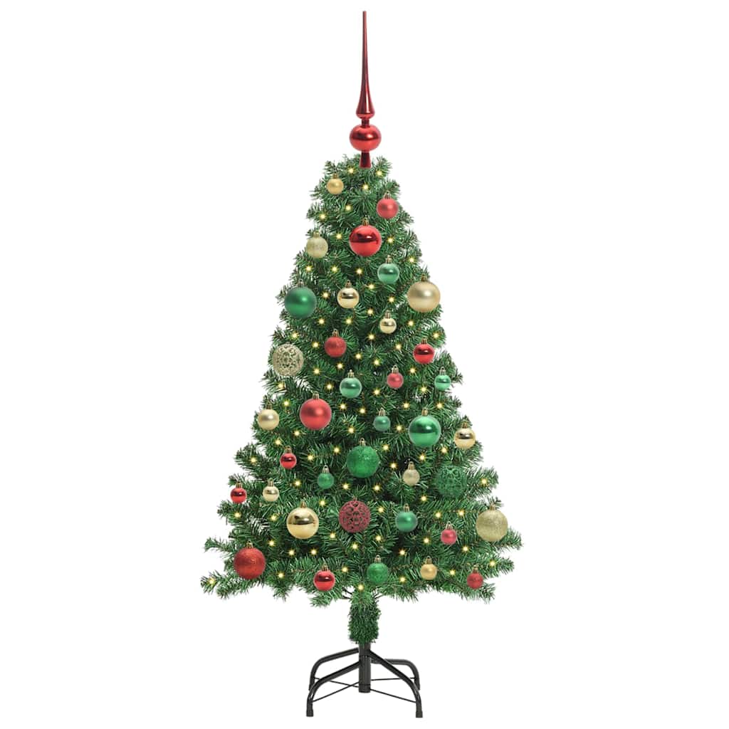 Vidaxx künstlicher Weihnachtsbaum grün 120 cm PVC und Stahl und Kunststoff
