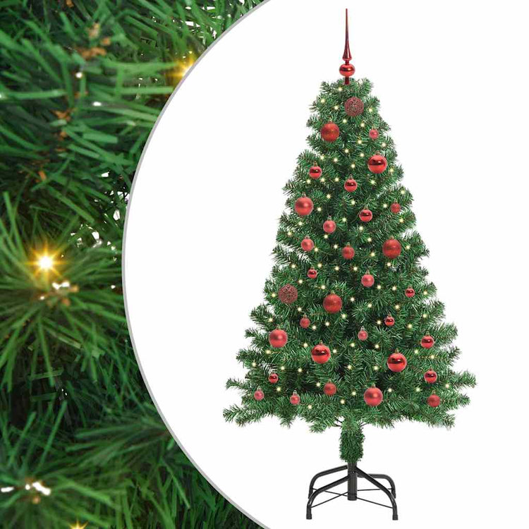 Vidaxx künstlicher Weihnachtsbaum grün 150 cm PVC und Stahl und Kunststoff