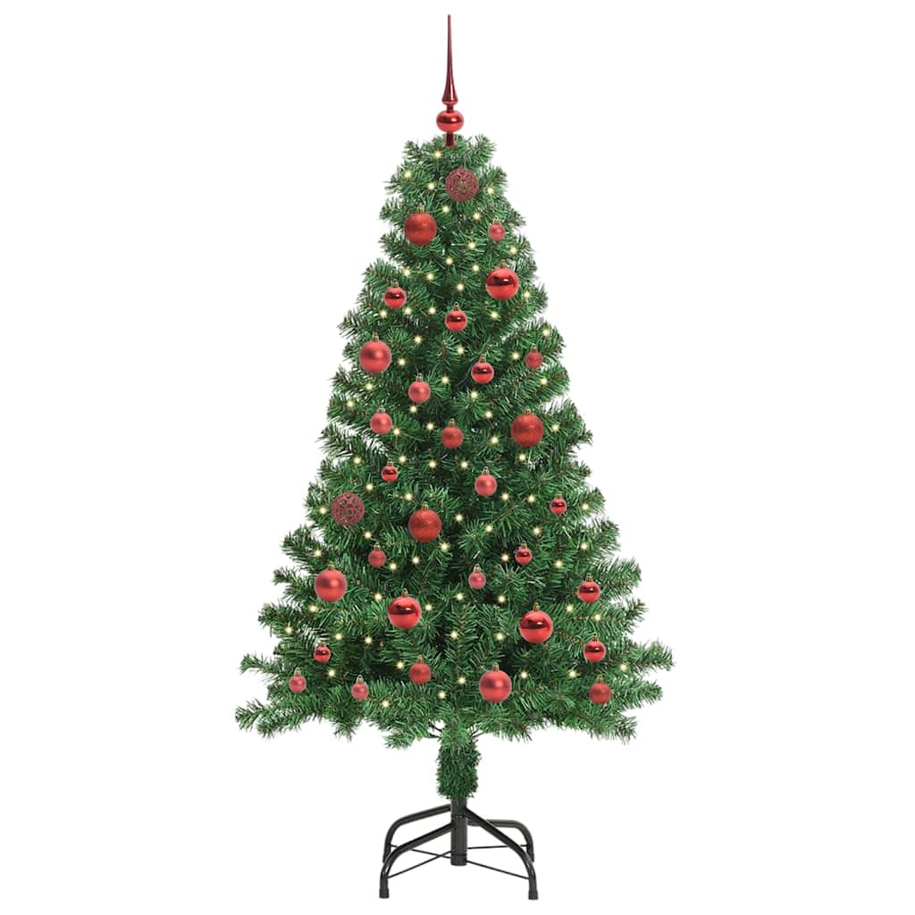 Vidaxx künstlicher Weihnachtsbaum grün 150 cm PVC und Stahl und Kunststoff