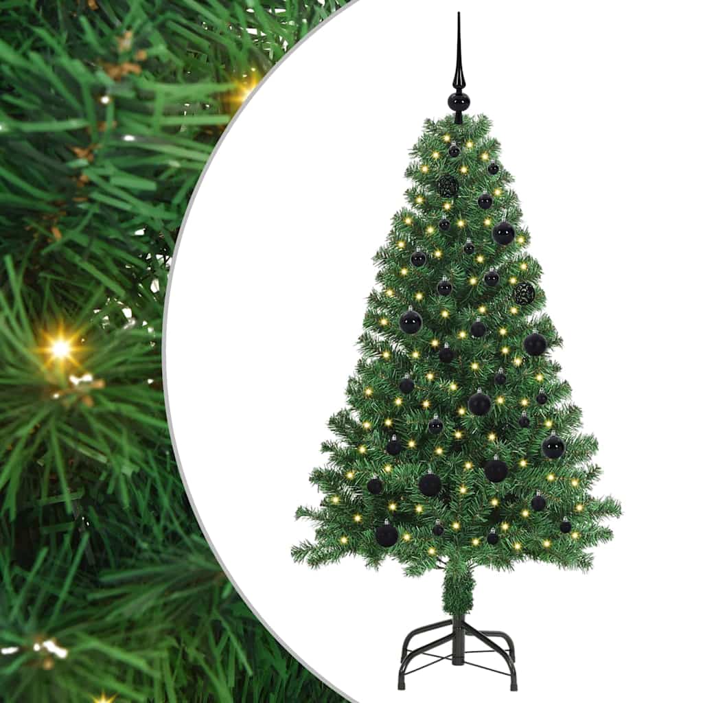 Vidaxx künstlicher Weihnachtsbaum grün 150 cm PVC und Stahl und Kunststoff