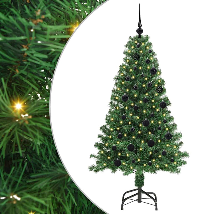 Vidaxx künstlicher Weihnachtsbaum grün 150 cm PVC und Stahl und Kunststoff