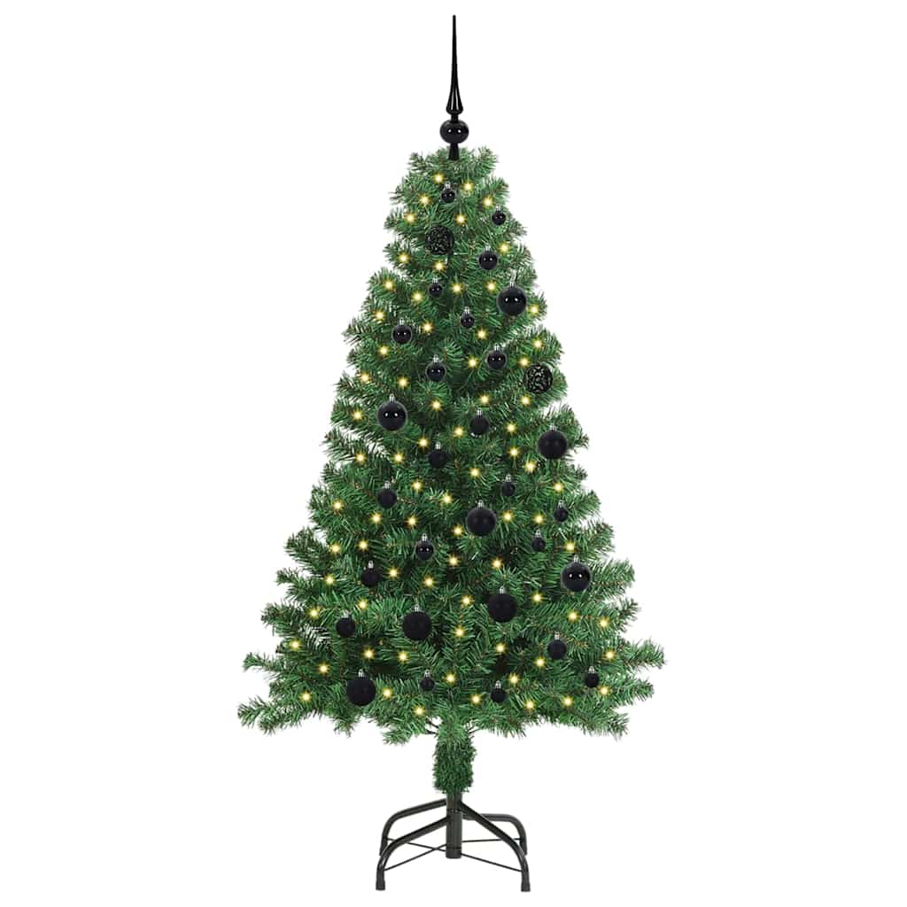 Vidaxx künstlicher Weihnachtsbaum grün 150 cm PVC und Stahl und Kunststoff