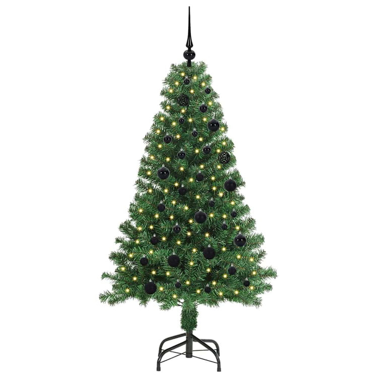 Vidaxx künstlicher Weihnachtsbaum grün 150 cm PVC und Stahl und Kunststoff