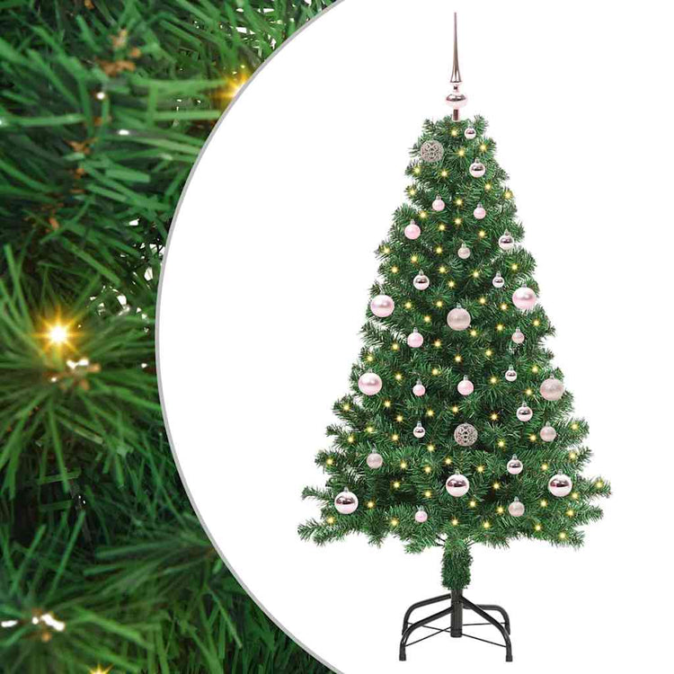 Vidaxx künstlicher Weihnachtsbaum grün 150 cm PVC und Stahl und Kunststoff