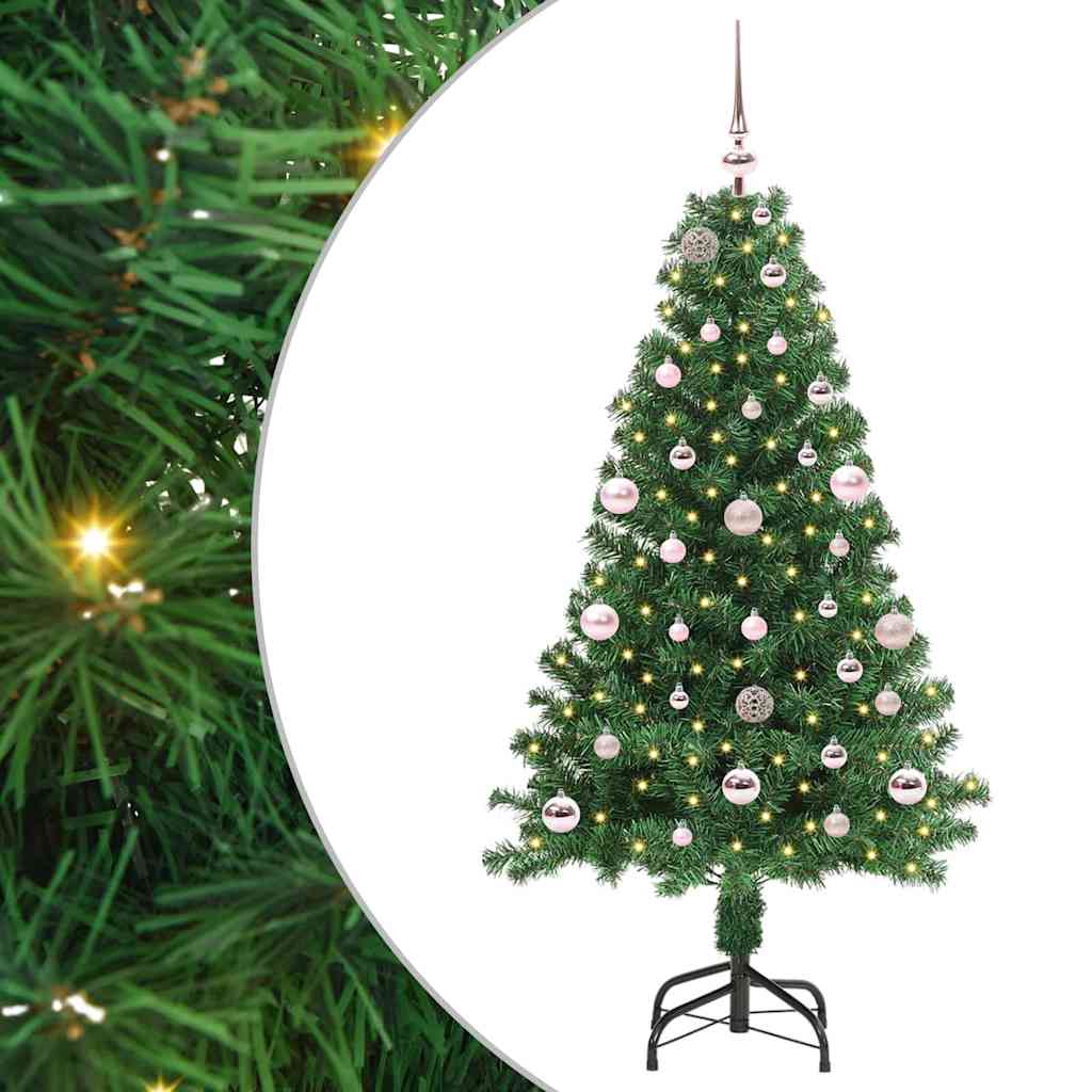 Vidaxx künstlicher Weihnachtsbaum grün 150 cm PVC und Stahl und Kunststoff