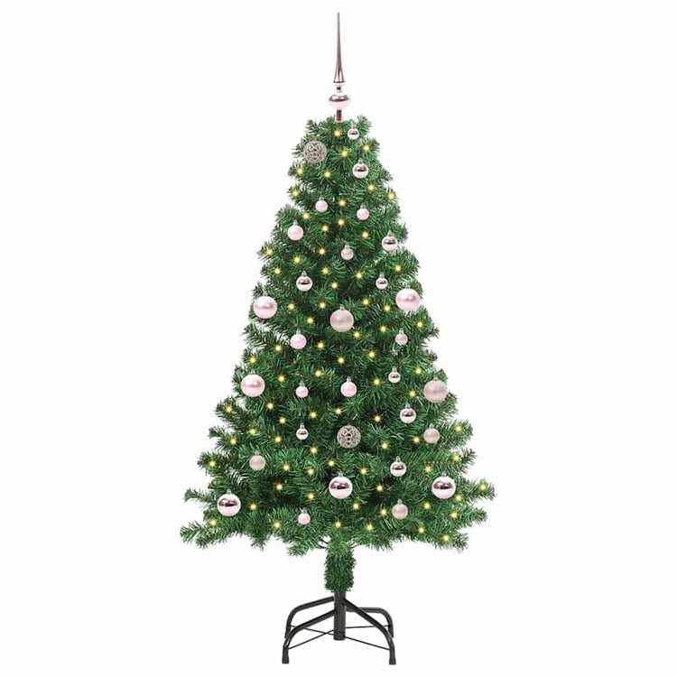 Vidaxx künstlicher Weihnachtsbaum grün 150 cm PVC und Stahl und Kunststoff