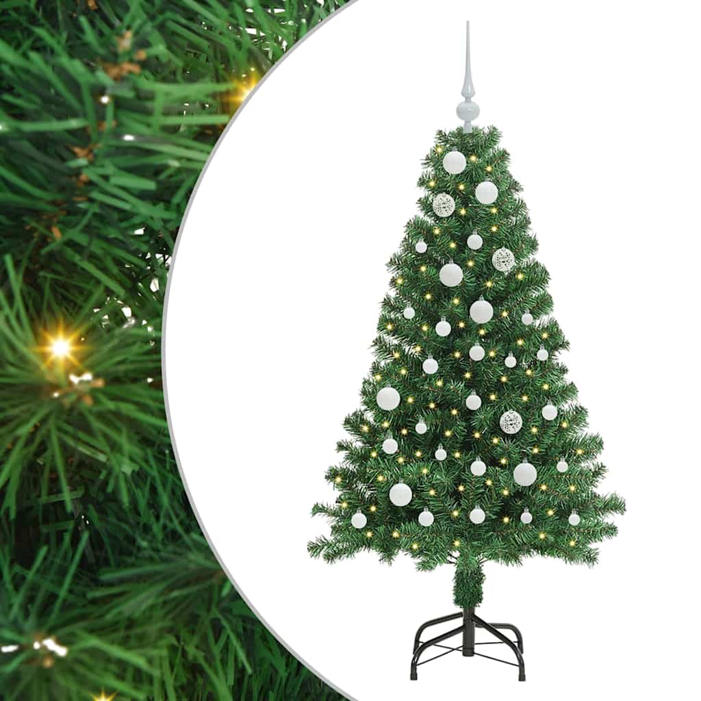 Vidaxx künstlicher Weihnachtsbaum grün 150 cm PVC und Stahl und Kunststoff
